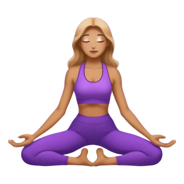 A woman with purple outfit bending backward in camel pose, mandala background, dreamy stars floating around. (your reference pose) sticker