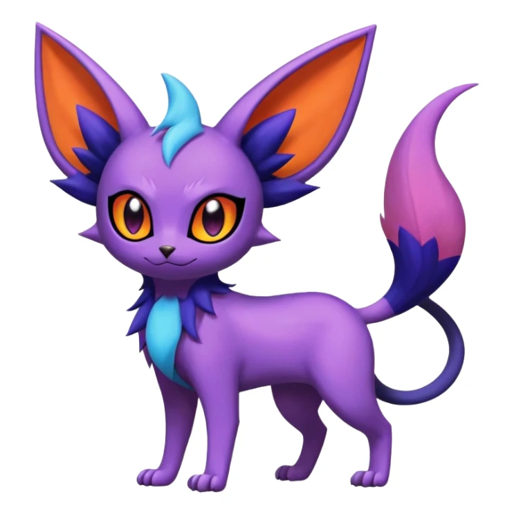 Litten-Noibat-Espeon-Hybrid (Full body) sticker