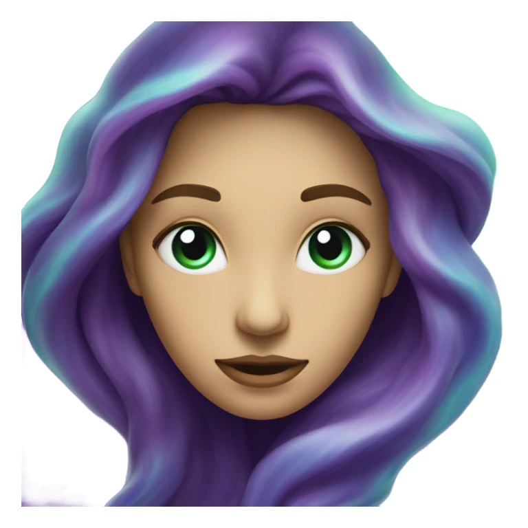 Create an emoji of the northern lights  sticker