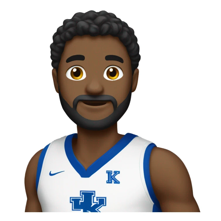 Kentucky basketball uniform sticker