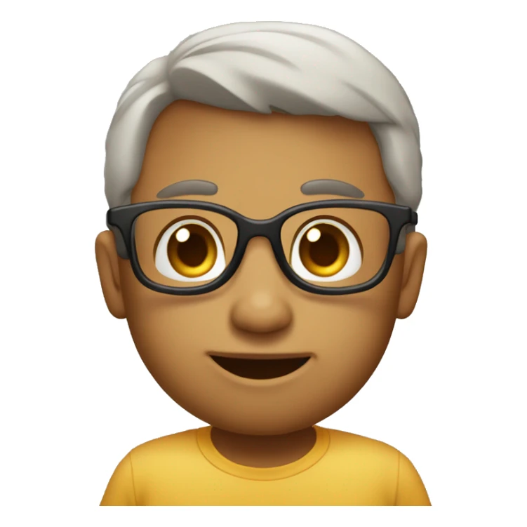 Quero um bebé ruivo com óculos sticker