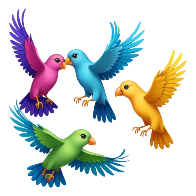 Birds sticker