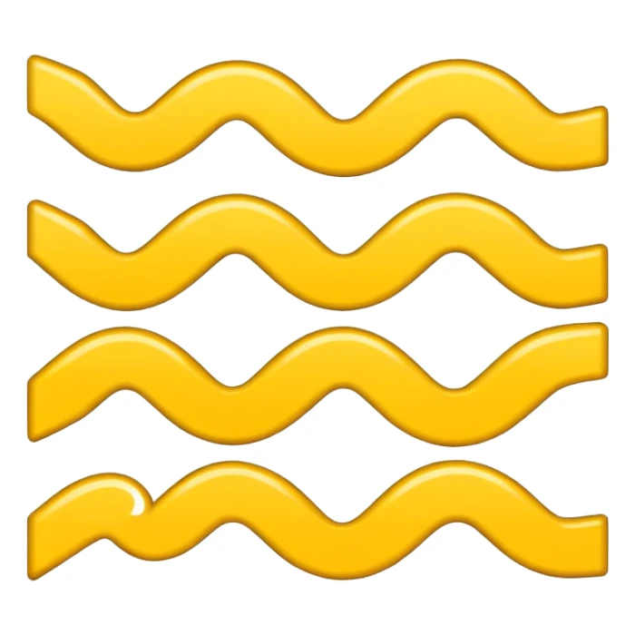 A chart emoji but instead of it going up or down it zigzags in the middle with a yellow color sticker