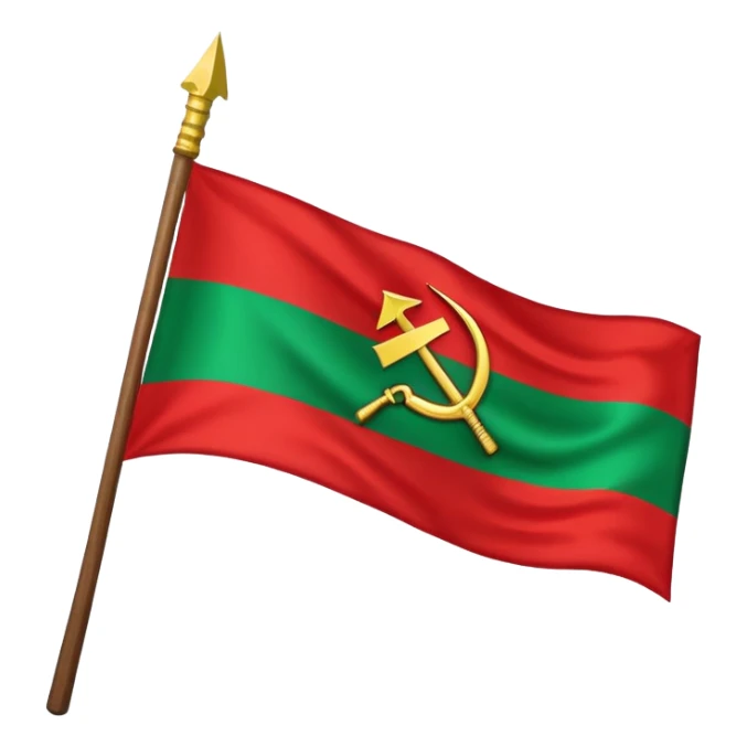 Flag of the Belarusian Soviet Socialist Republic sticker