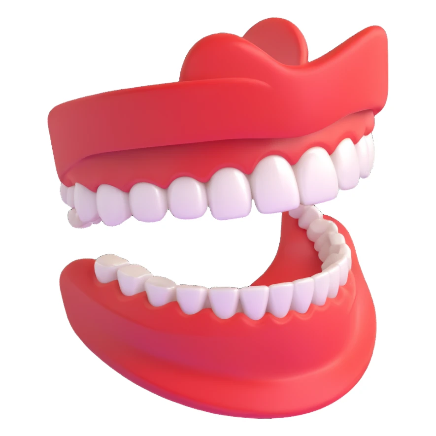 happy mouth showing braces, orthodontics theme, bright and welcoming sticker