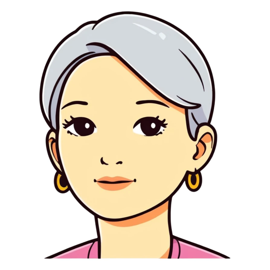 50-year-old woman sticker