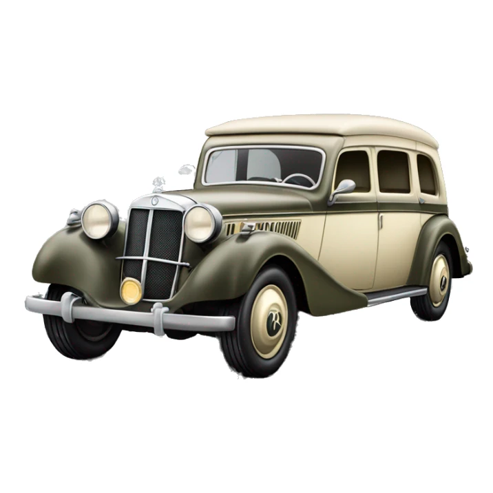 1936 WW2 Mercedes German Staff Car sticker