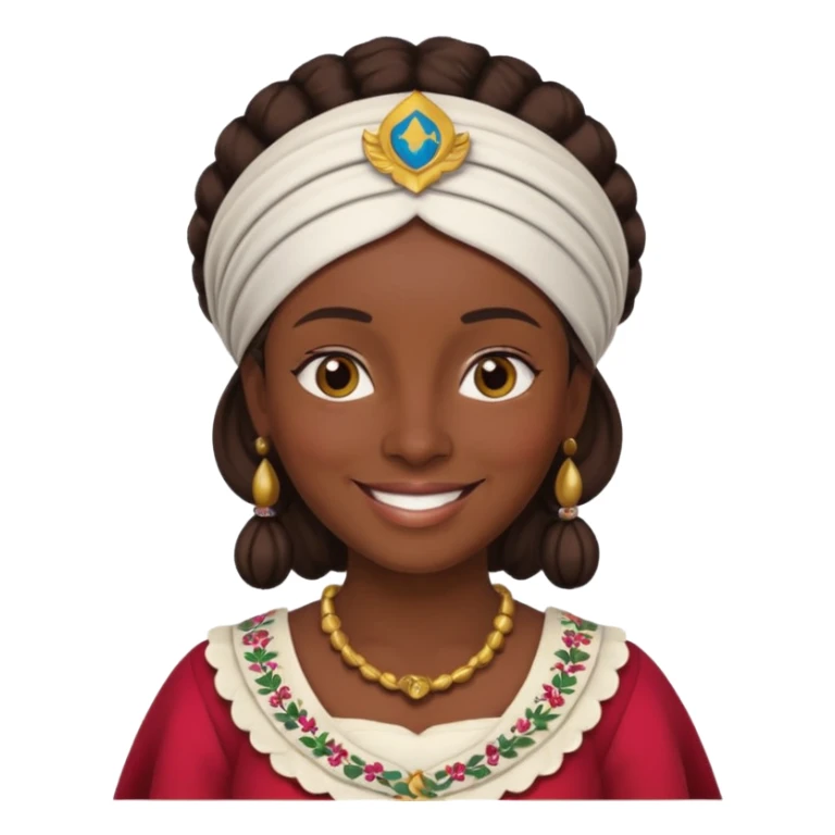 Cyprus woman 3d sticker