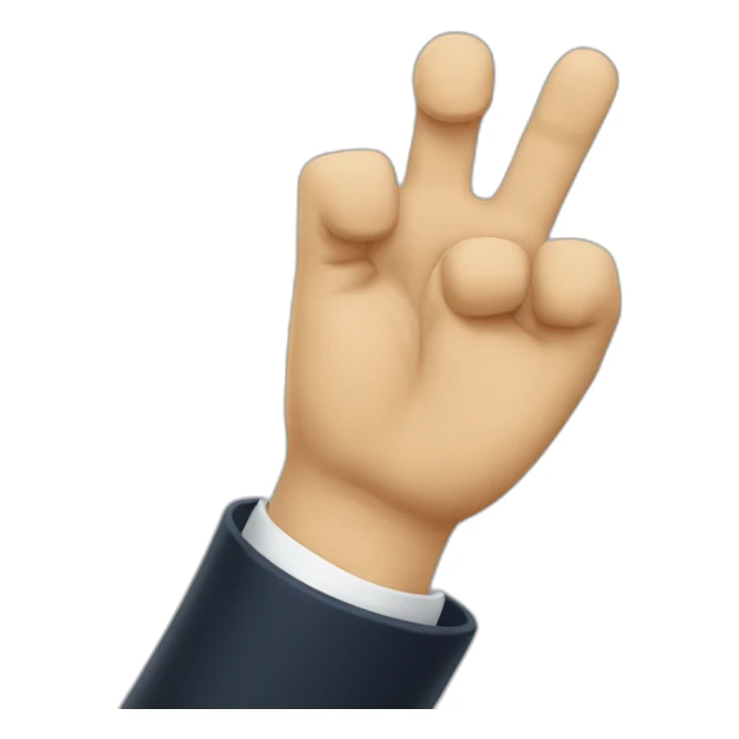 donald trump putting his hand up sticker