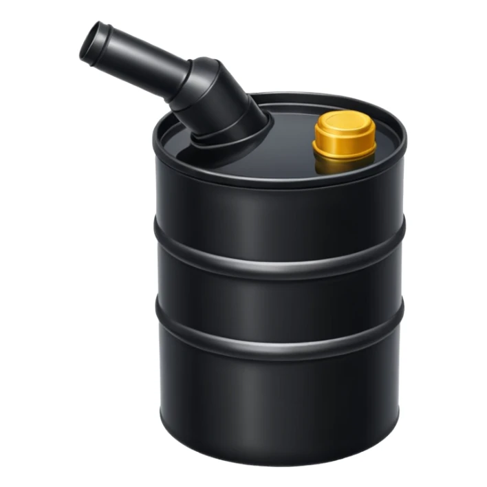 create a realistic canister of oil sticker