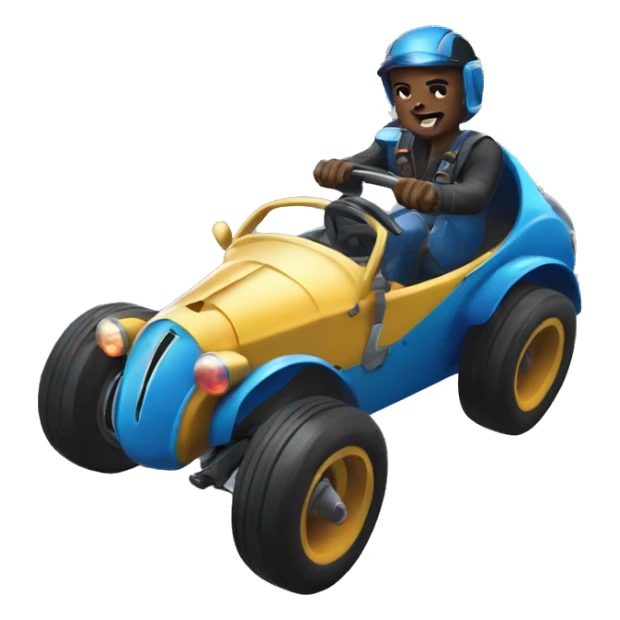 a bugatti hitting the griddy with peelt from fortnite sticker