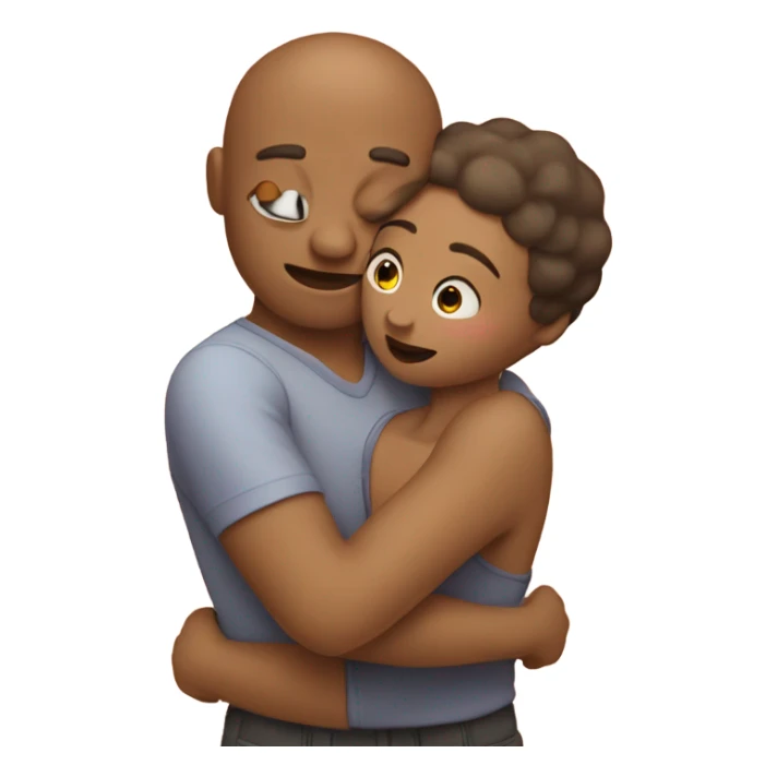 Hugs with lots of kisses sticker