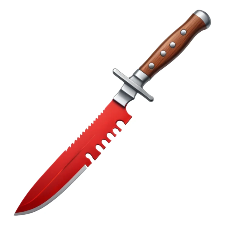 Bloody knife that says Dillon style  sticker