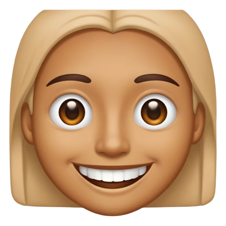 smile with "+" eyes and with "H" mouth sticker