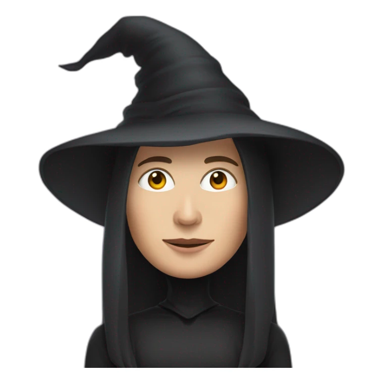 Elon musk as witch of the east sticker