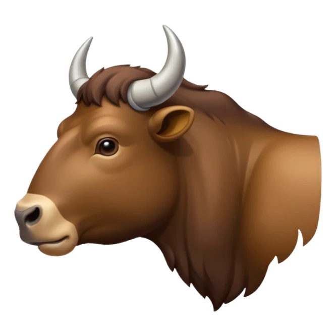 D’un taureau très musclé de profil sticker