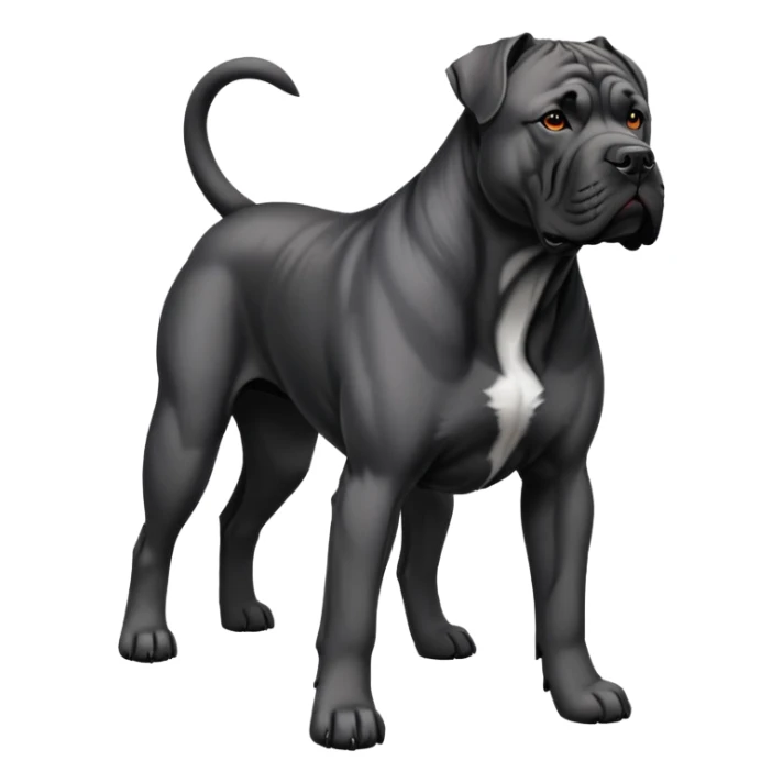 dog cane corso, full body sticker