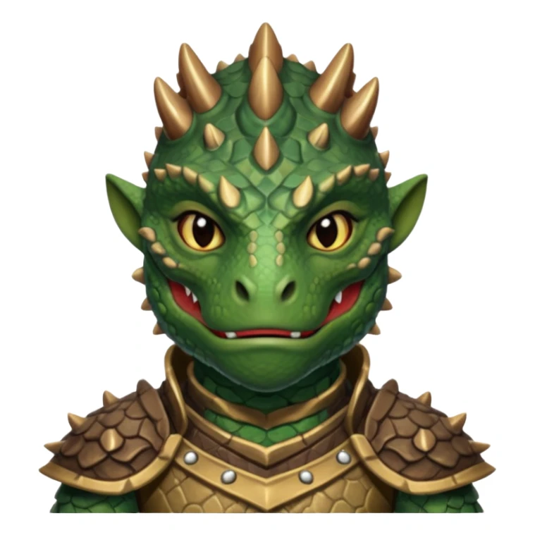 argonian warrior crying with tears sticker
