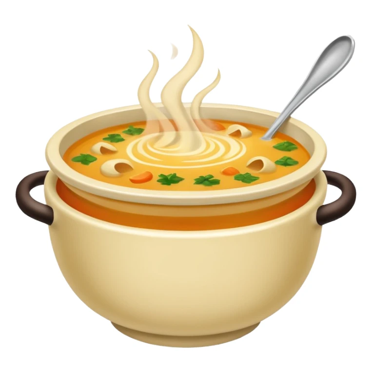 yummy soup in bowl sticker