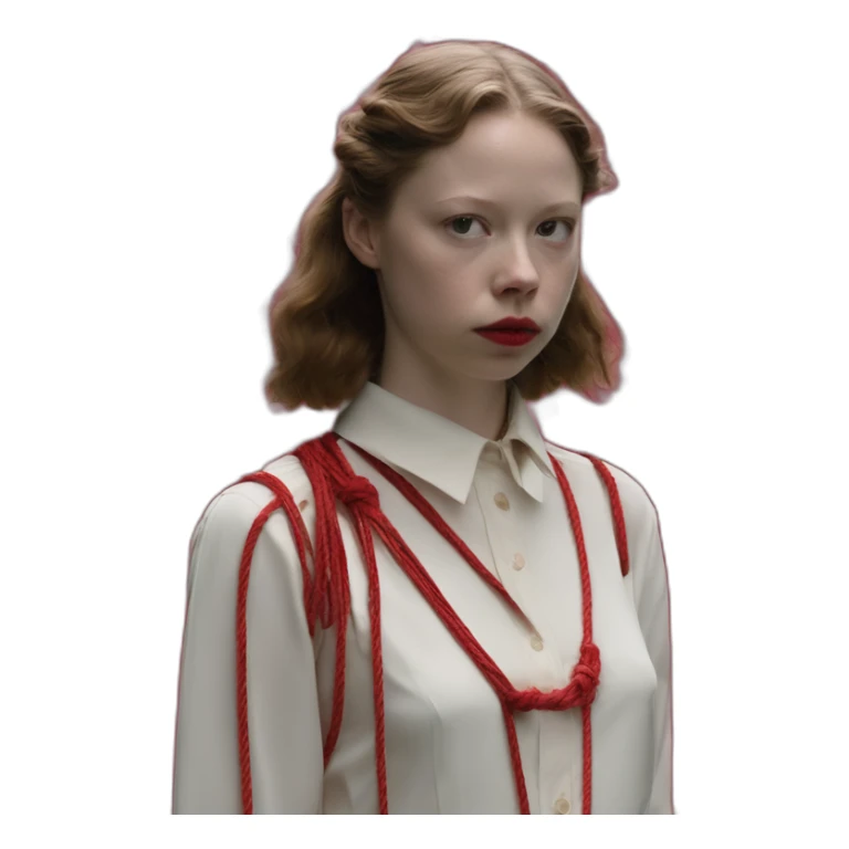 mia goth suspiria red rope costume sticker