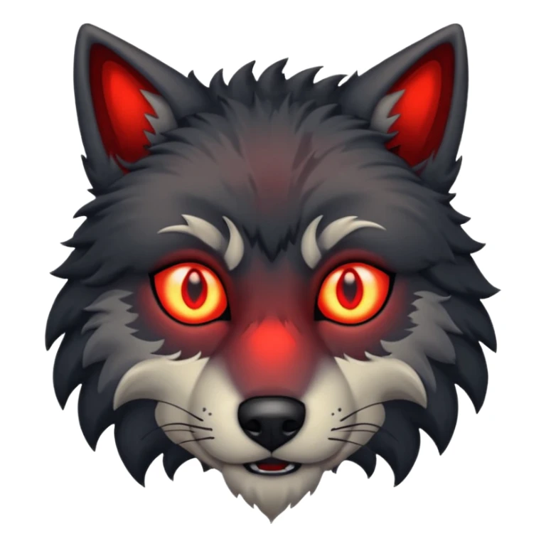 Loup des ténèbres sticker