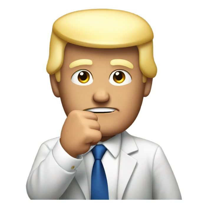 Trump holding up the fist sticker