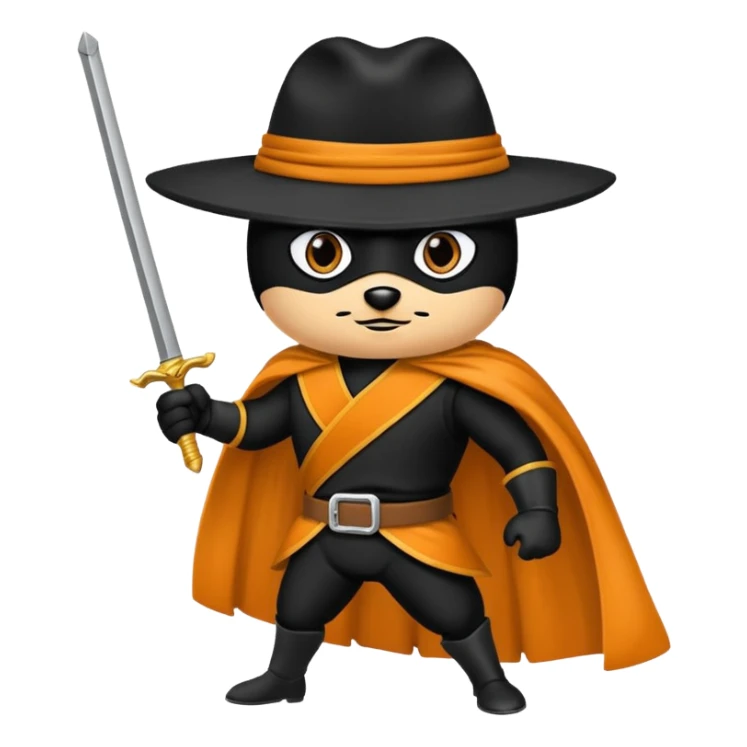 Diseña un Zorro saludando  sticker