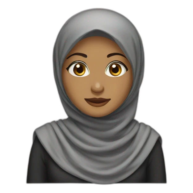 Hijab girl sticker