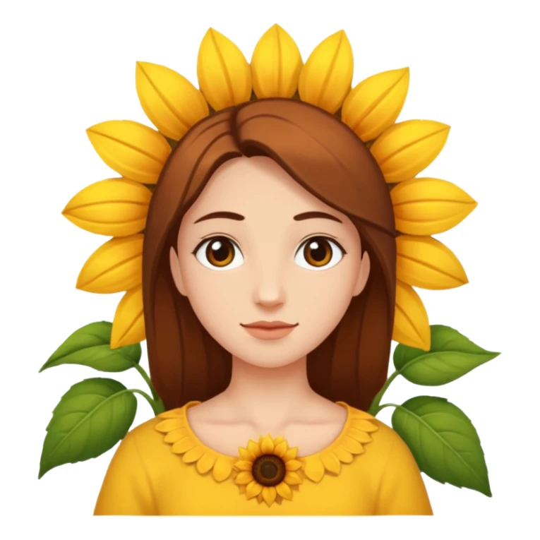 Aveja sacando néctar de un girasol sticker