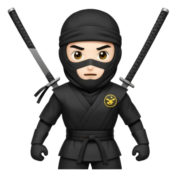 necesito un emoji ninja con el signo de tauro sticker