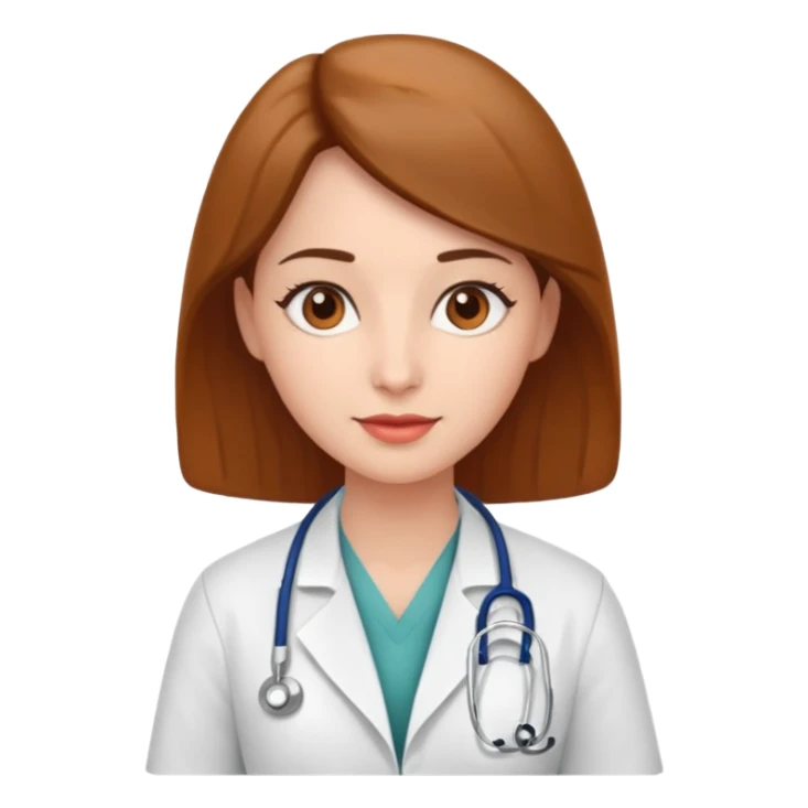 doctor woamn,brow eyes, cardiologist, classic sticker