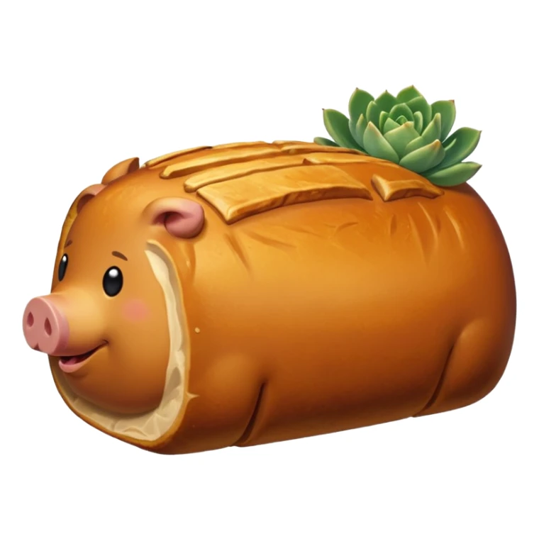 a roasted joint of pork emoji sticker