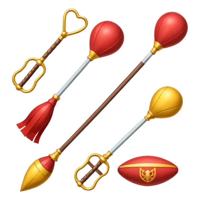 make emojies for all the quidditch equipment sticker