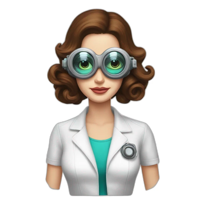 lana-del-rey-with-mad-scientist-goggles sticker