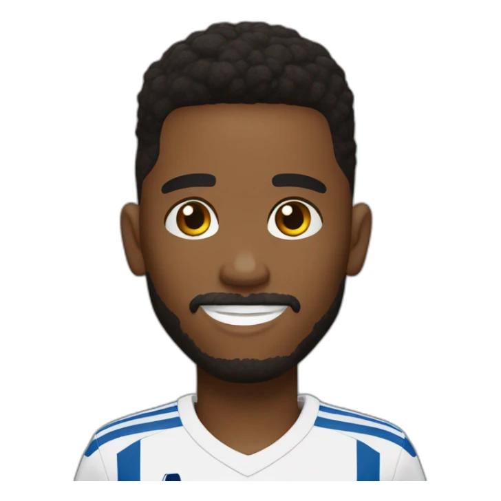 samuel etoo qui dit avec la main bonjour sticker