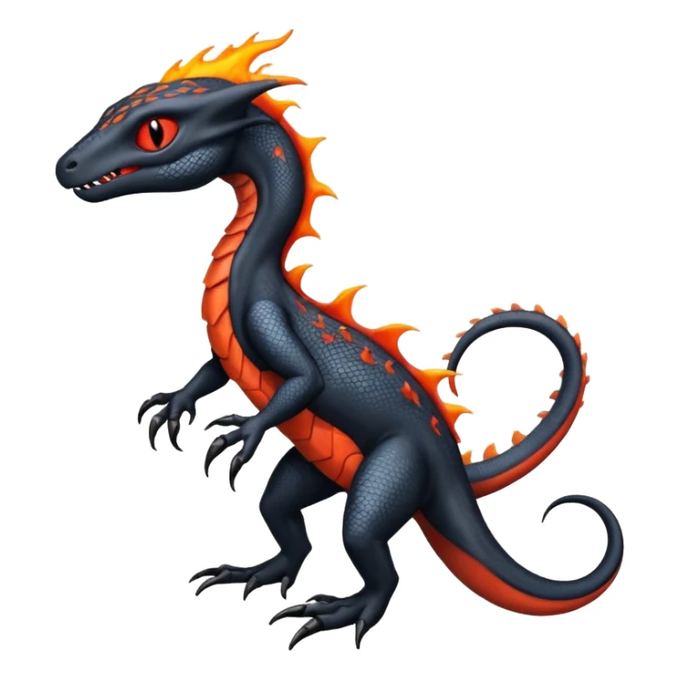 Agama-Salandit-fusion-hybrid-creature sticker
