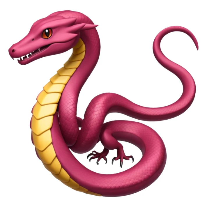 Seviper-Salazzle-hybrid-fusion (full body) sticker