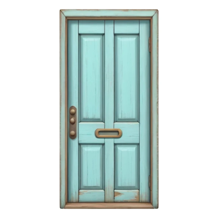Pastel door sticker