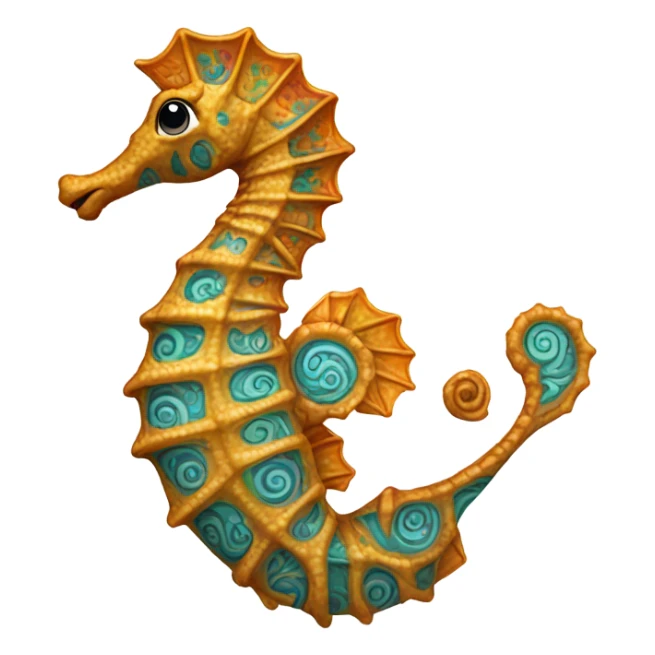 sea horse sticker