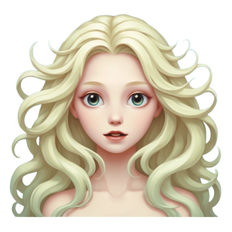 aesthetic brilliant divine lighting, oil paint  -  hieronymus bosch phantasmagoric mutated sirens sticker