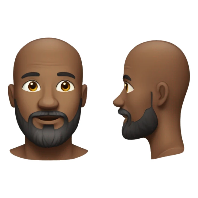 homme age 45 ans  nord d'afrique avec barbe petite sticker