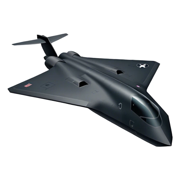Military Bomber - B-2 Spirit - Northrop Grumman (Model Year: 2021) (Iconic colour: Stealth black) sticker