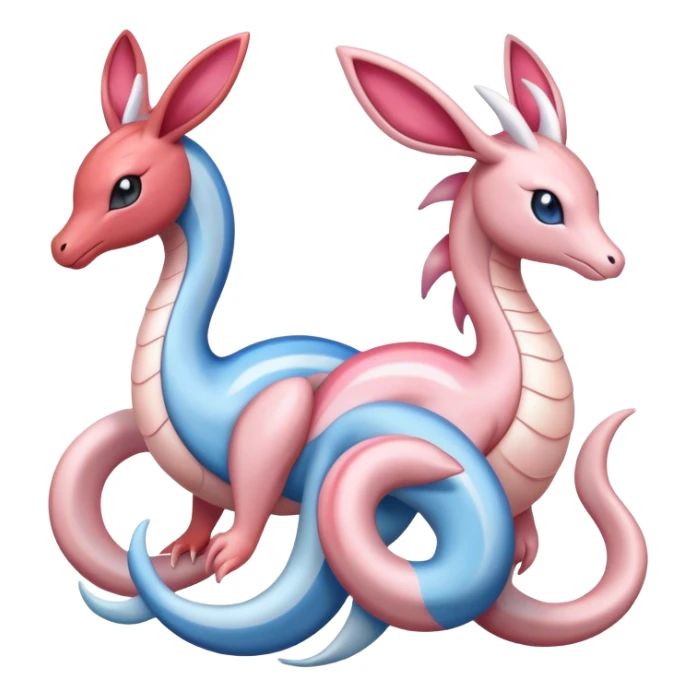 Milotic-Sylveon-Dragonair-Pokémon full body sticker