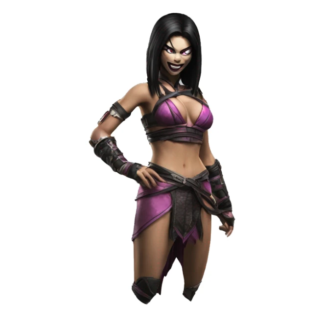 Laughs Mileena Mortal Kombat X sticker