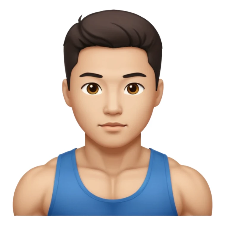 Koreli bir erkek ama çok yakışık lı ve kaslı sticker