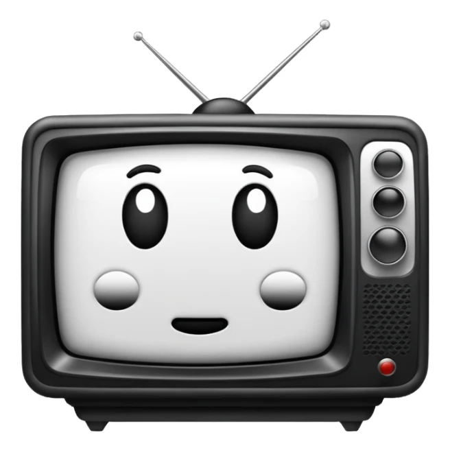 television static(snowy) from the Ring movie sticker