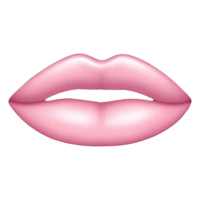 Light pink kiss lip  sticker