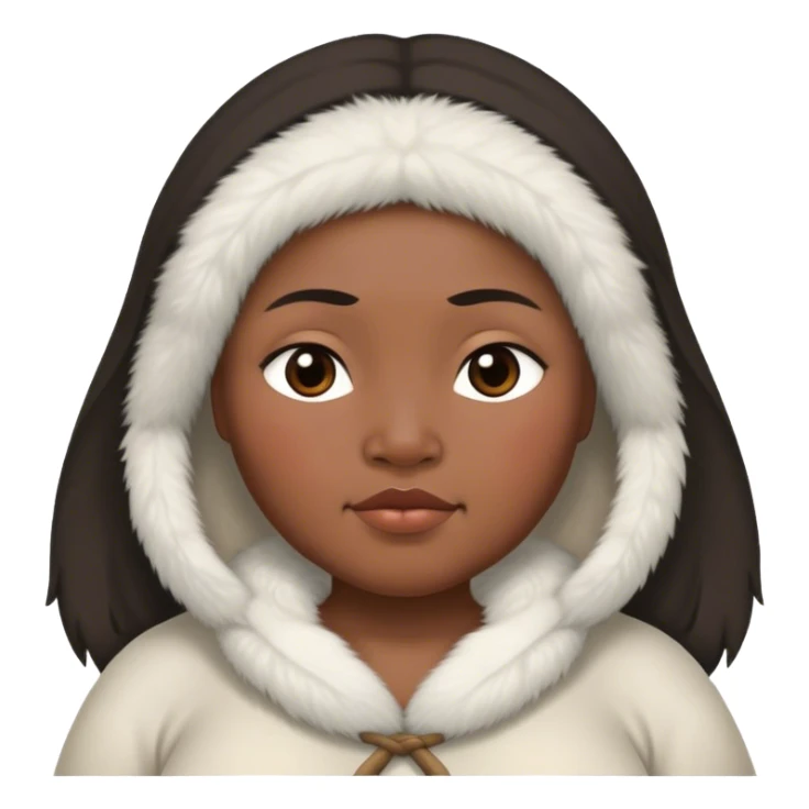 pregnant Inuit woman sticker