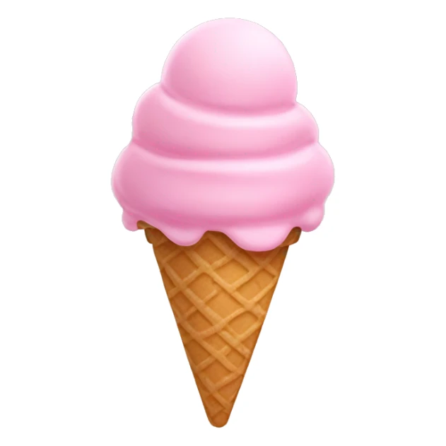 Pastell pink ice cream  sticker