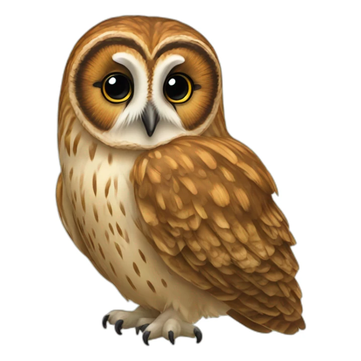 Tawny owl sticker